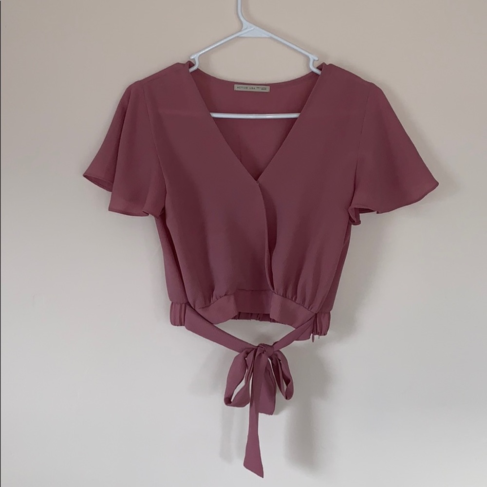 Cropped shirt